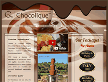 Tablet Screenshot of chocolique.com.au